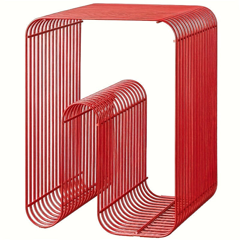 Nordic | Red Macaron Nordic-Style Red Macaron Coffee Table