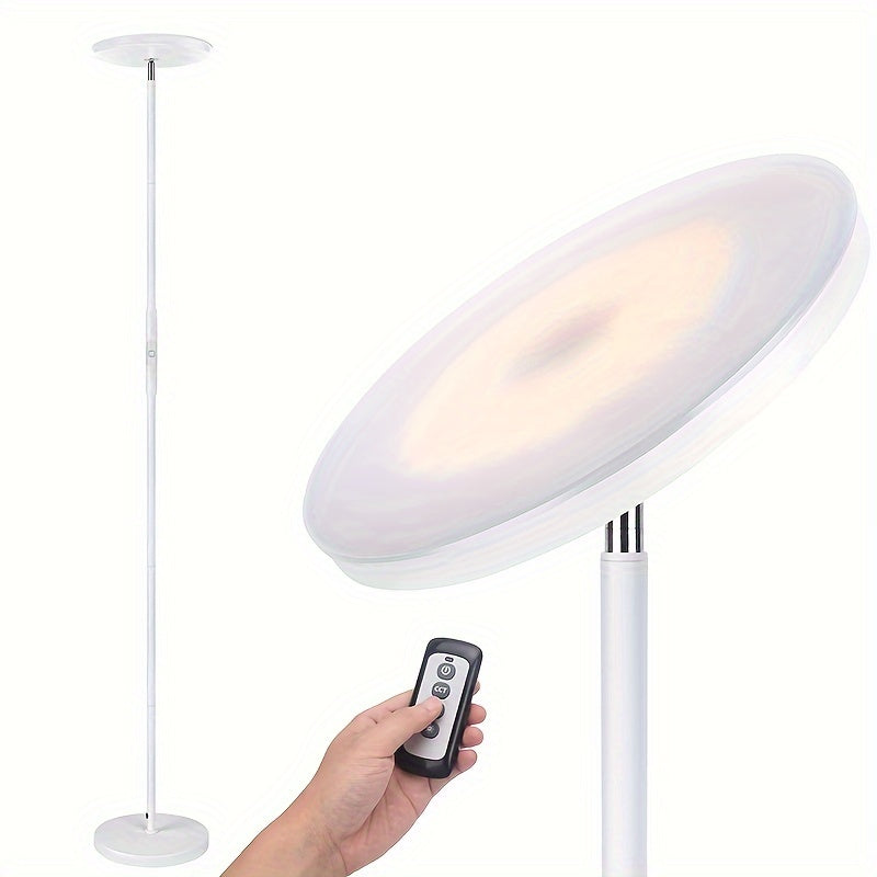 30W\u002F2400LM Sky LED Modern 3 Color Temperatures Super Bright-Tall Standing Pole Light With Remote