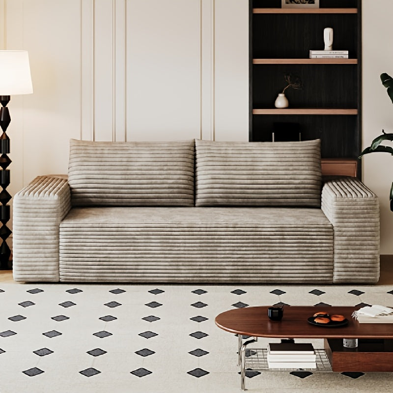 63-78.8'' Cloud Loveseat Sofa, No Assembly Required Comfy Deep Seat Couches 1pc for Living Room