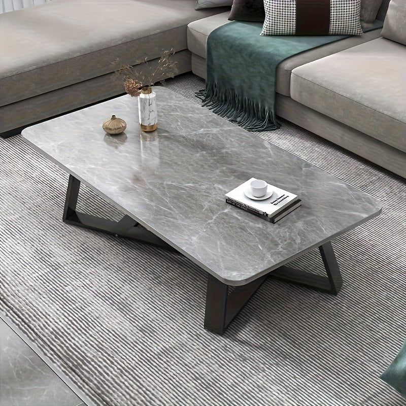 Popular Internet Celebrity Coffee Table, Italian-Style Light Luxury Home Living Room Sofa Table