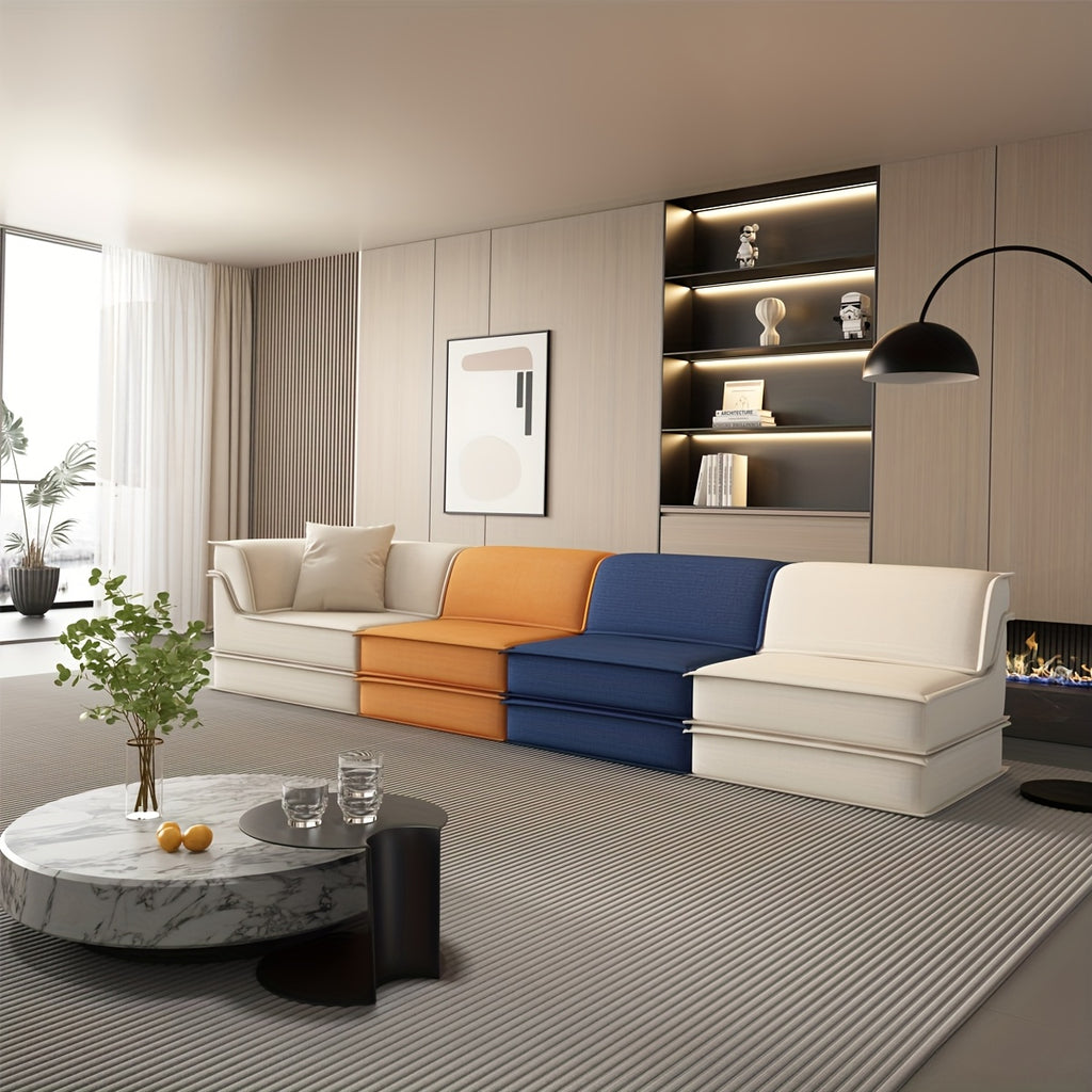 Corner Sofa, Multi Seat Sofa, Sofa in Large Living Room That Can Be Freely Combined