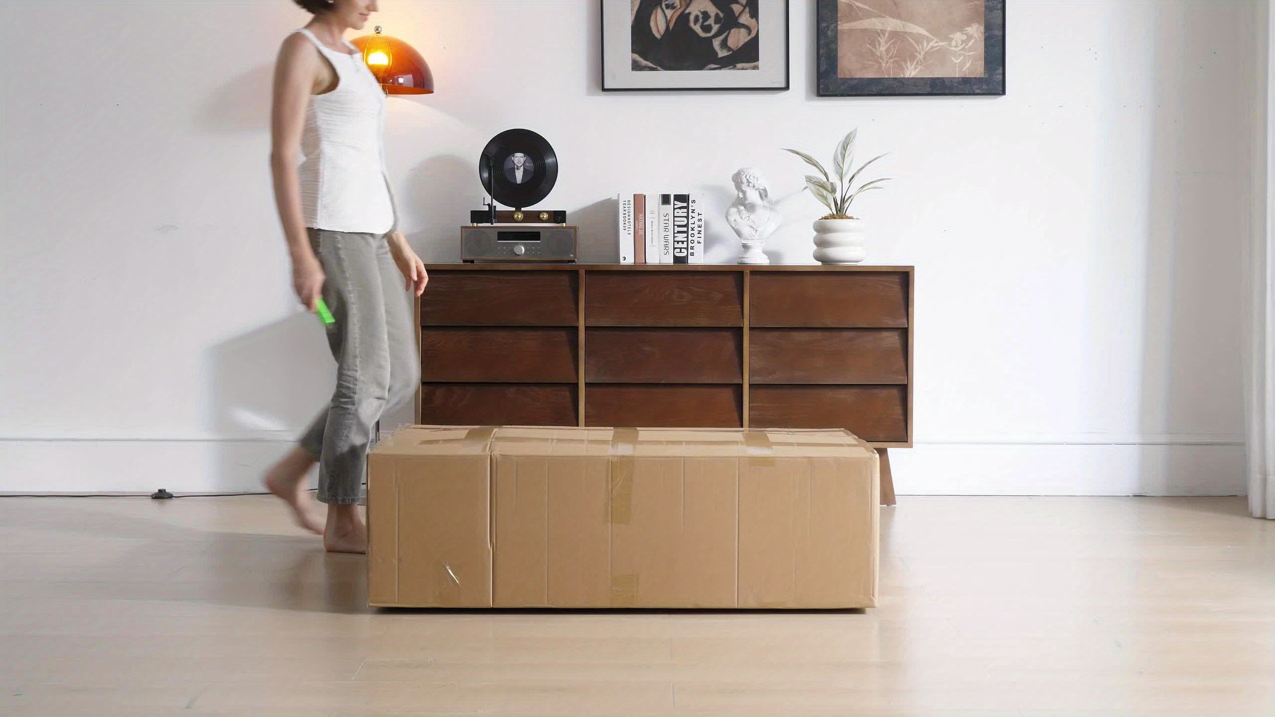 Ultra Soft Stretchy Ribbed Loveseat That Separates Into Two Individual Chairs for Flexible Living Room