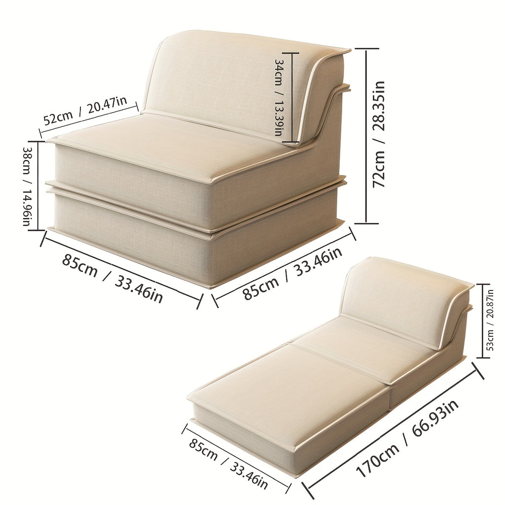 Corner Sofa, Multi Seat Sofa, Sofa in Large Living Room That Can Be Freely Combined