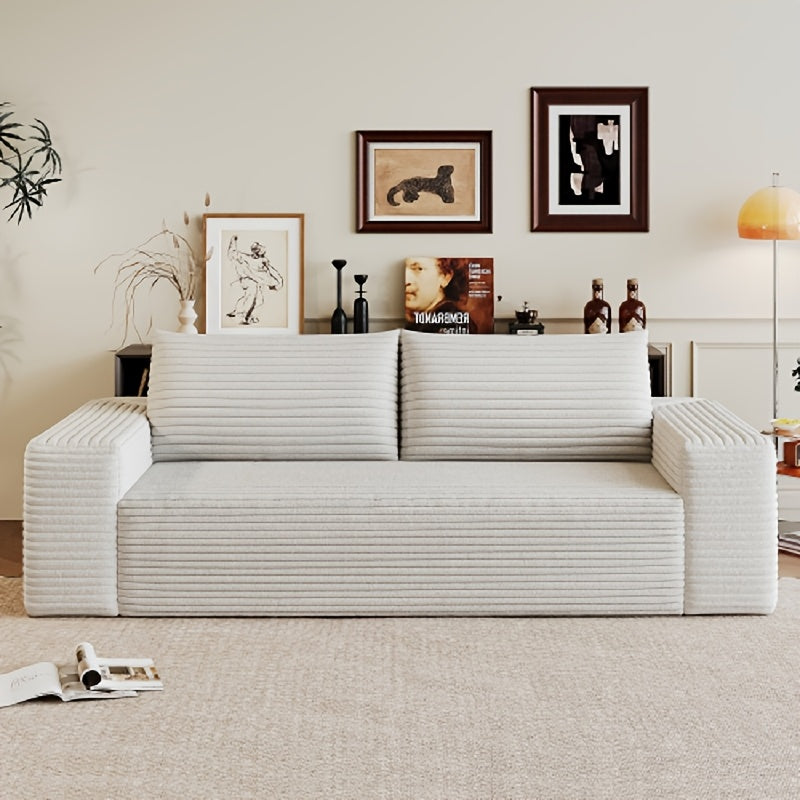 63-78.8'' Cloud Loveseat Sofa, No Assembly Required Comfy Deep Seat Couches 1pc for Living Room