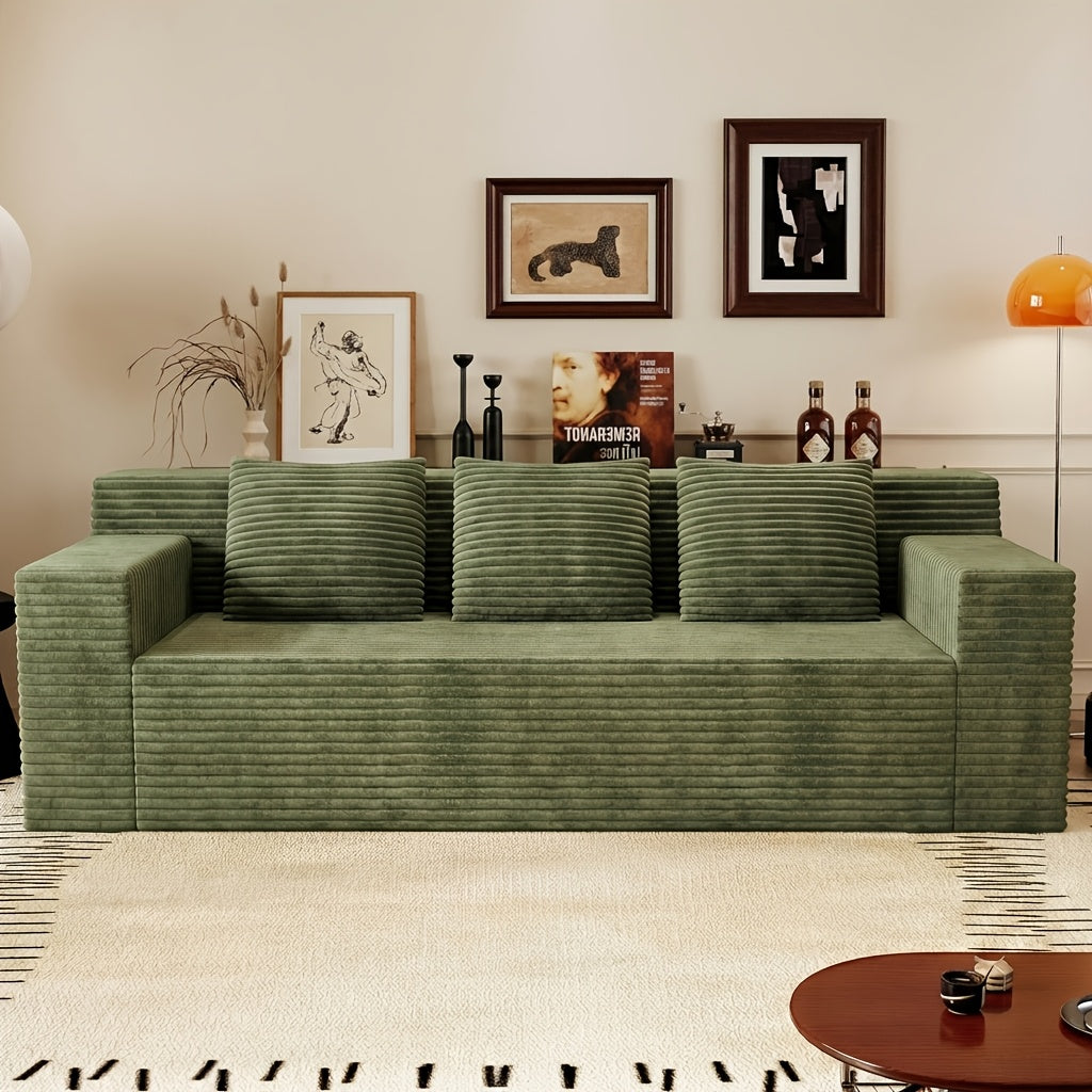 63-78.8'' Cloud Loveseat Sofa, No Assembly Required Comfy Deep Seat Couches 1pc for Living Room