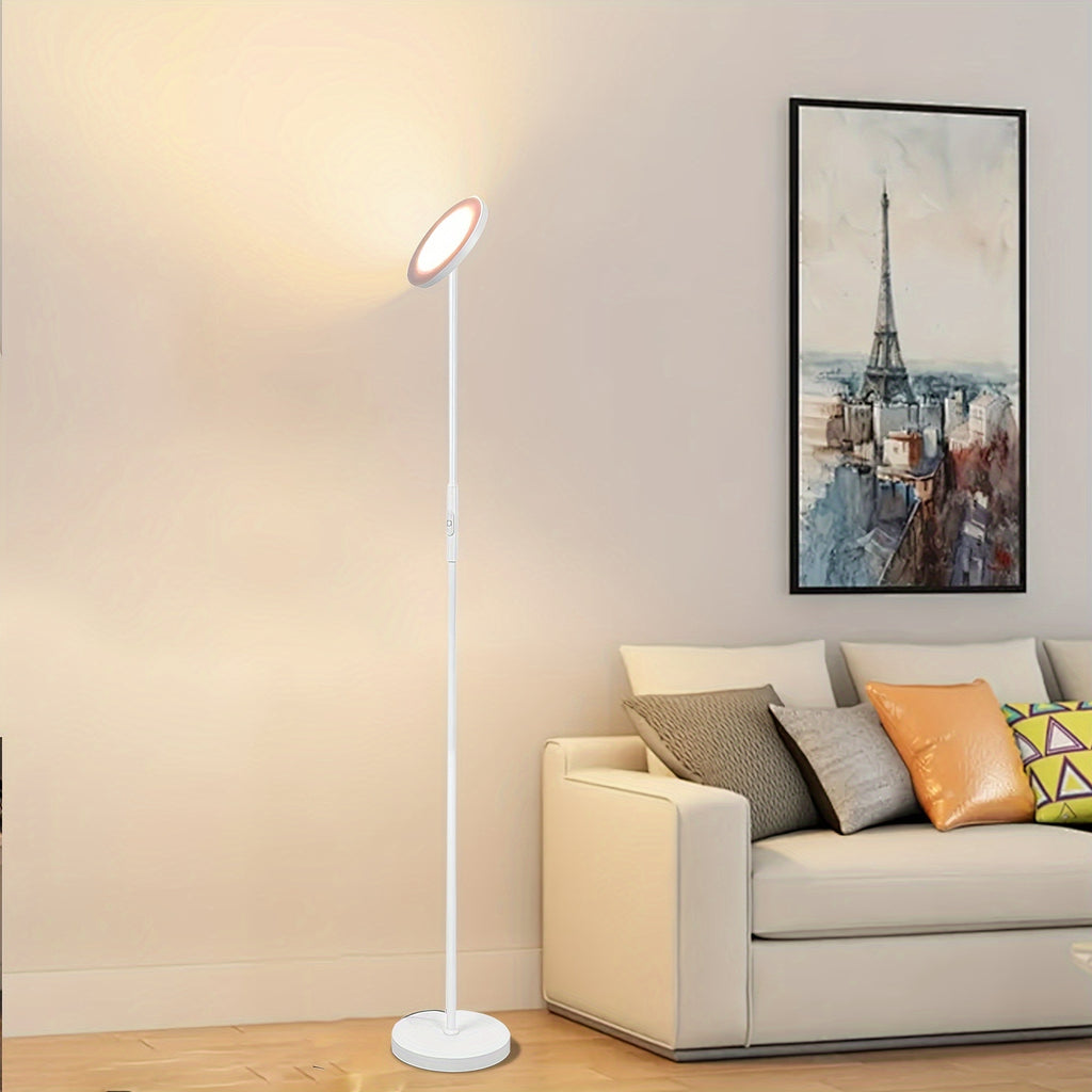 30W\u002F2400LM Sky LED Modern 3 Color Temperatures Super Bright-Tall Standing Pole Light With Remote
