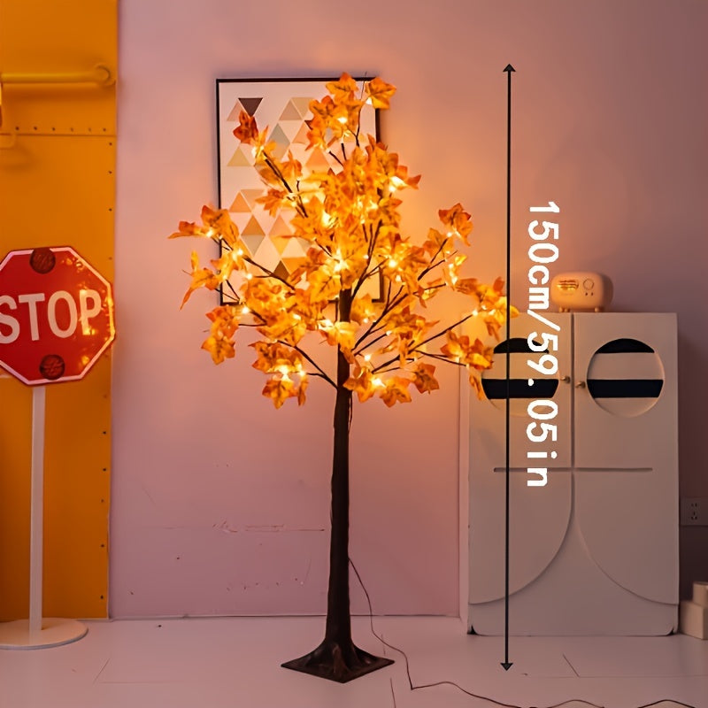 4ft\u002F 5ft\u002F 6ft Lighted LED Maple Tree