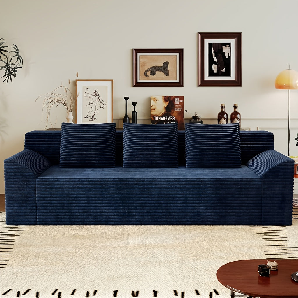 63-78.8'' Cloud Loveseat Sofa, No Assembly Required Comfy Deep Seat Couches 1pc for Living Room