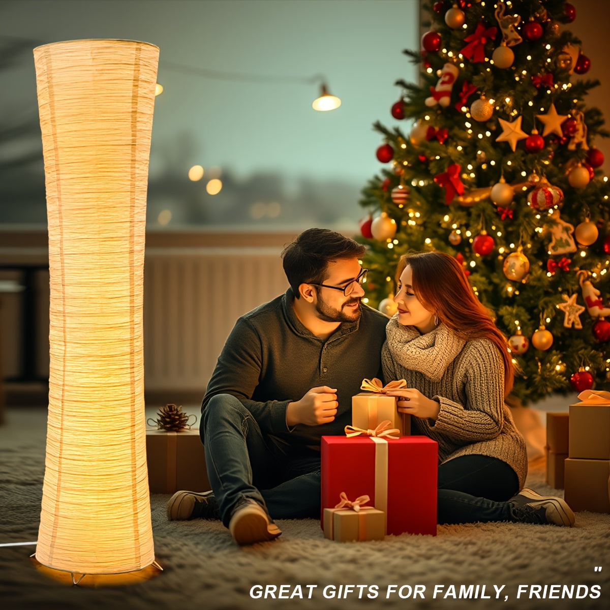 1pc Soft Light Floor Lamp, 42 Inches High, Modern Minimalist Design