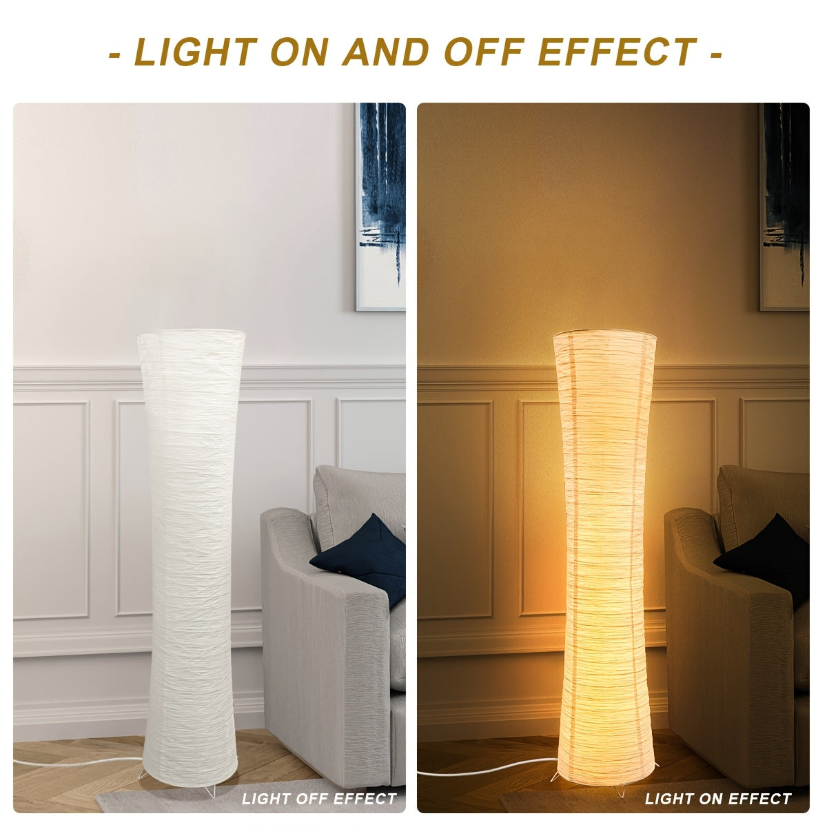 1pc Soft Light Floor Lamp, 42 Inches High, Modern Minimalist Design