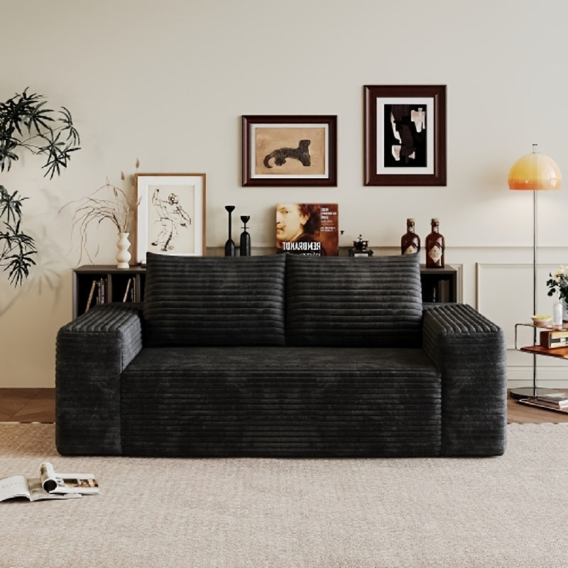 63-78.8'' Cloud Loveseat Sofa, No Assembly Required Comfy Deep Seat Couches 1pc for Living Room