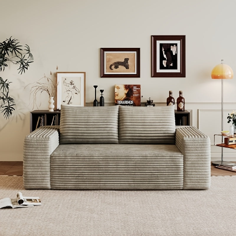 63-78.8'' Cloud Loveseat Sofa, No Assembly Required Comfy Deep Seat Couches 1pc for Living Room