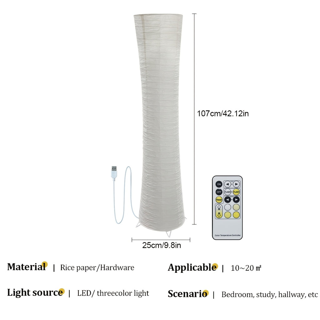 1pc Soft Light Floor Lamp, 42 Inches High, Modern Minimalist Design