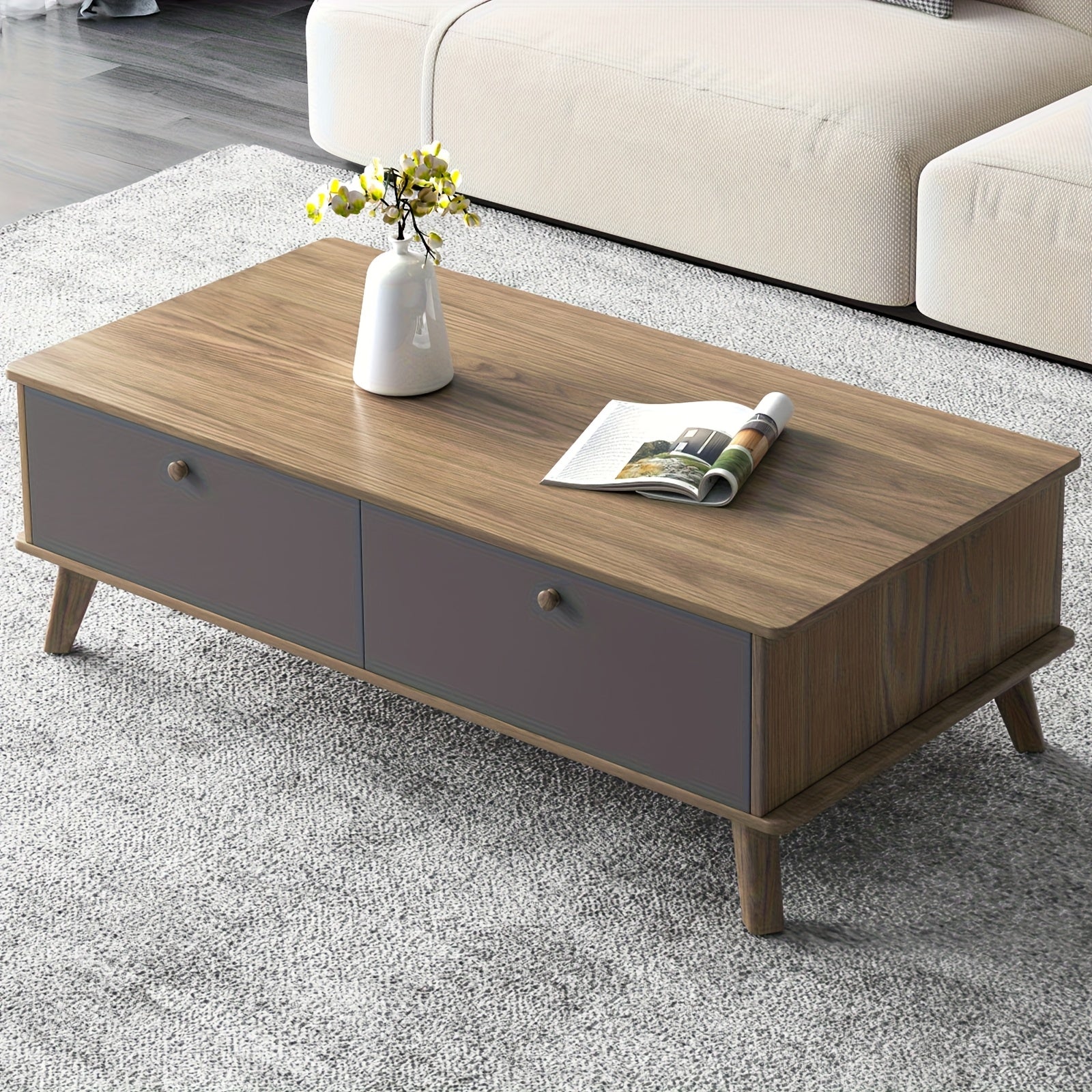 3pcs Mid Century Modern TV Stand Entertainment Center